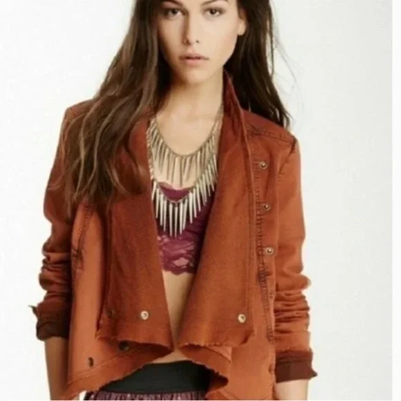 Free People Rust Moto Jacket - Picture 2 of 5